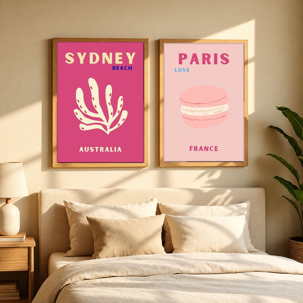 Set de 0 cuadros decorativos que combinan