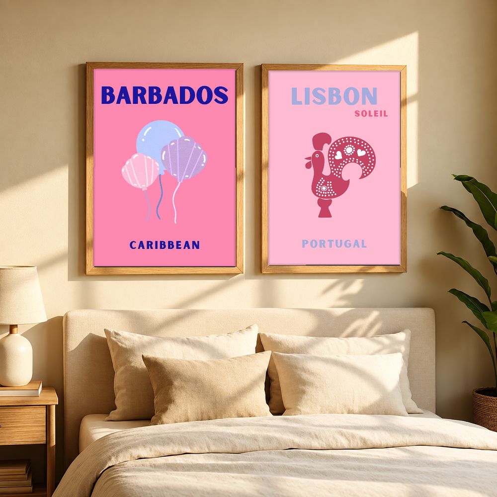 Set de 0 cuadros decorativos que combinan