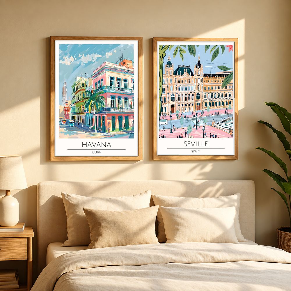 Set de 0 cuadros decorativos que combinan