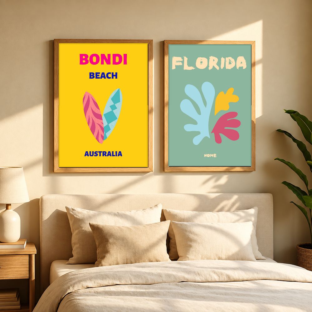 Set de 0 cuadros decorativos que combinan