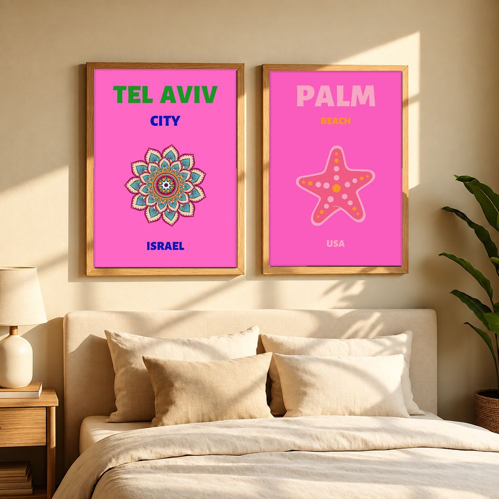 Set de 0 cuadros decorativos que combinan