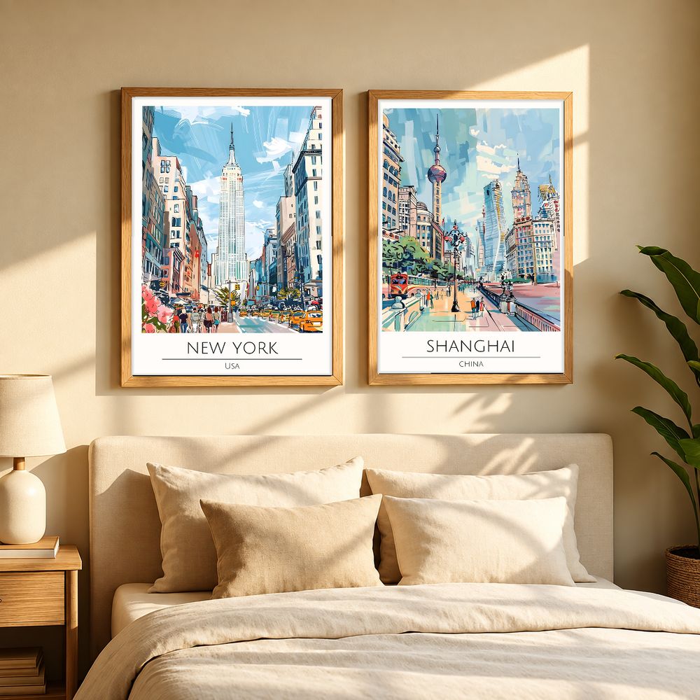 Set de 0 cuadros decorativos que combinan
