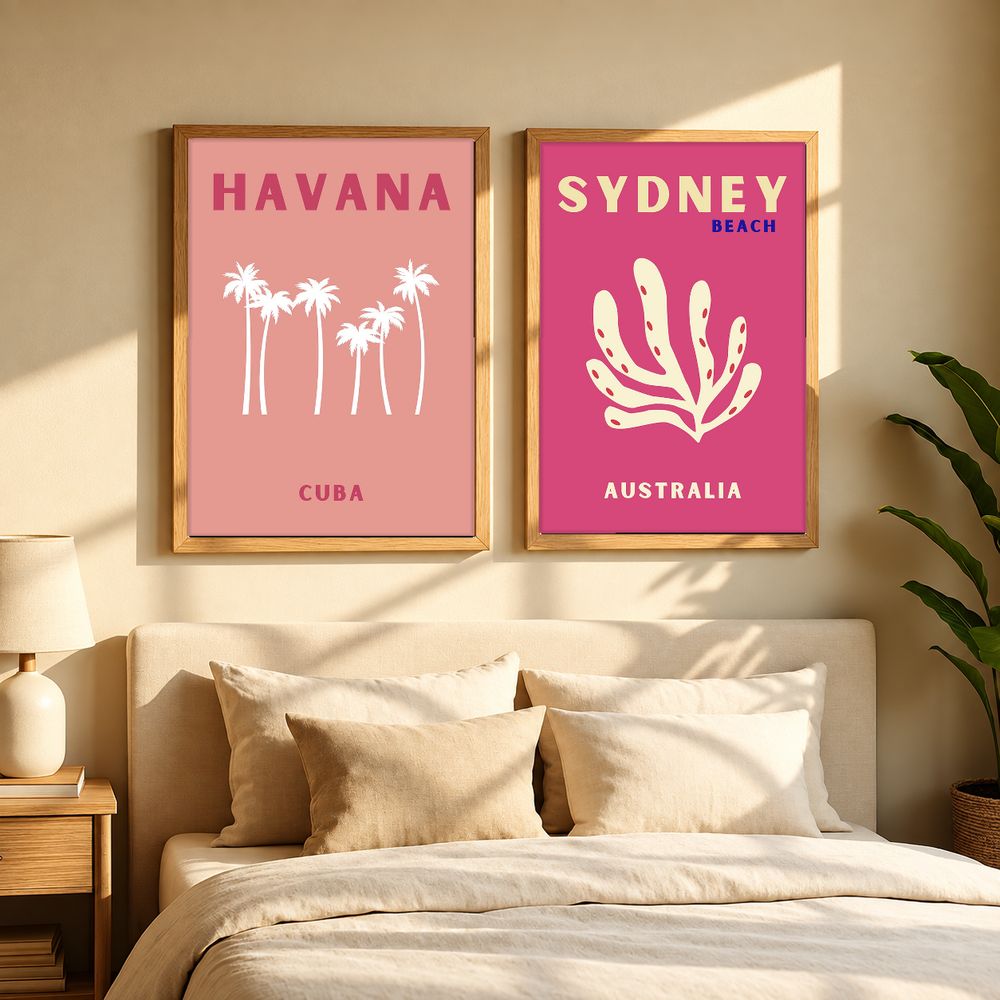 Set de 0 cuadros decorativos que combinan