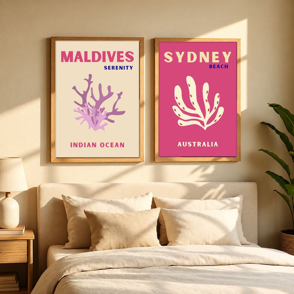 Set de 0 cuadros decorativos que combinan