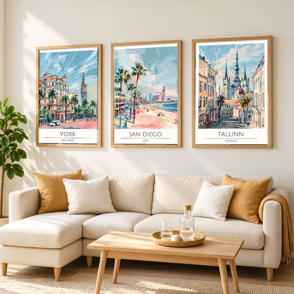 Set de 0 cuadros decorativos que combinan