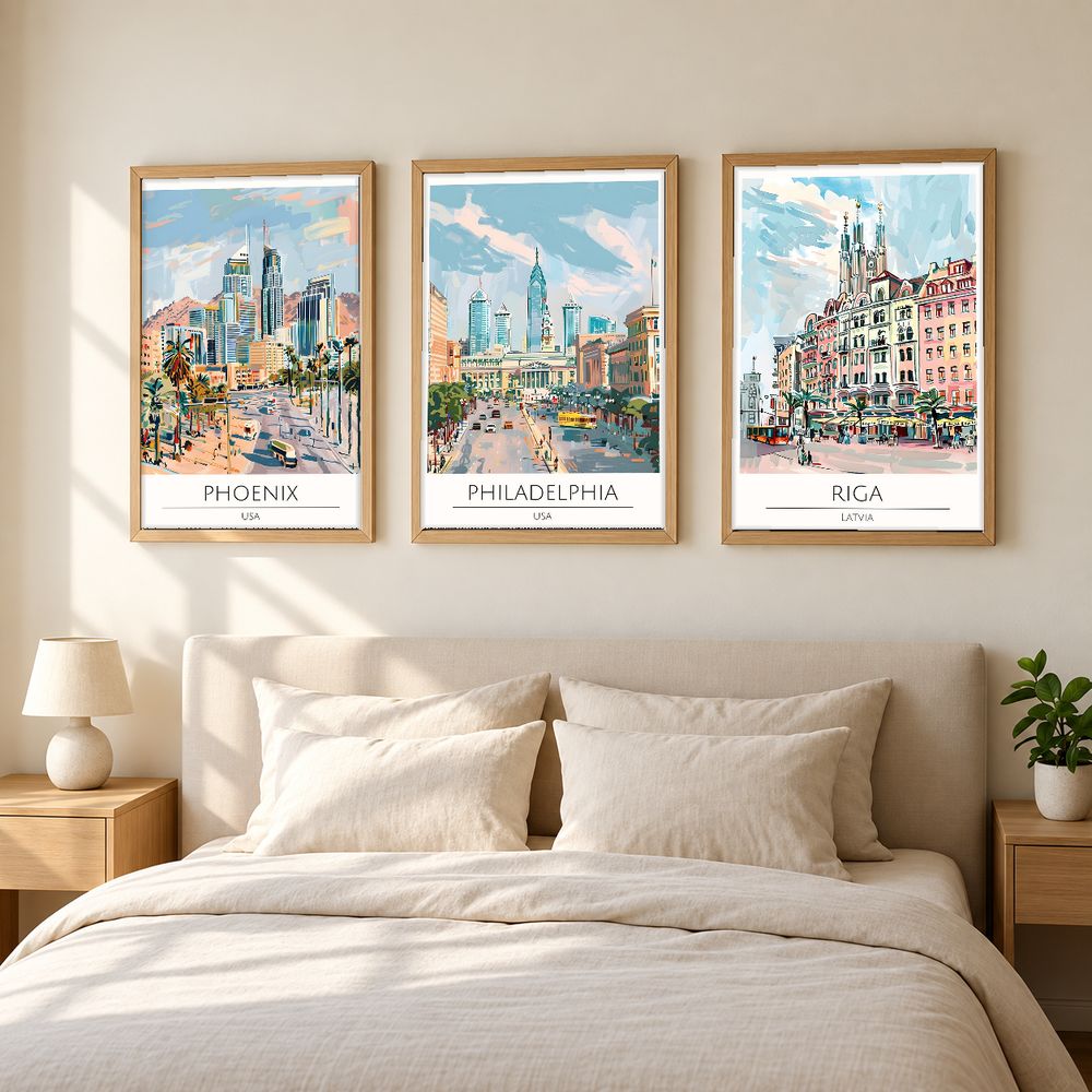 Set de 0 cuadros decorativos que combinan