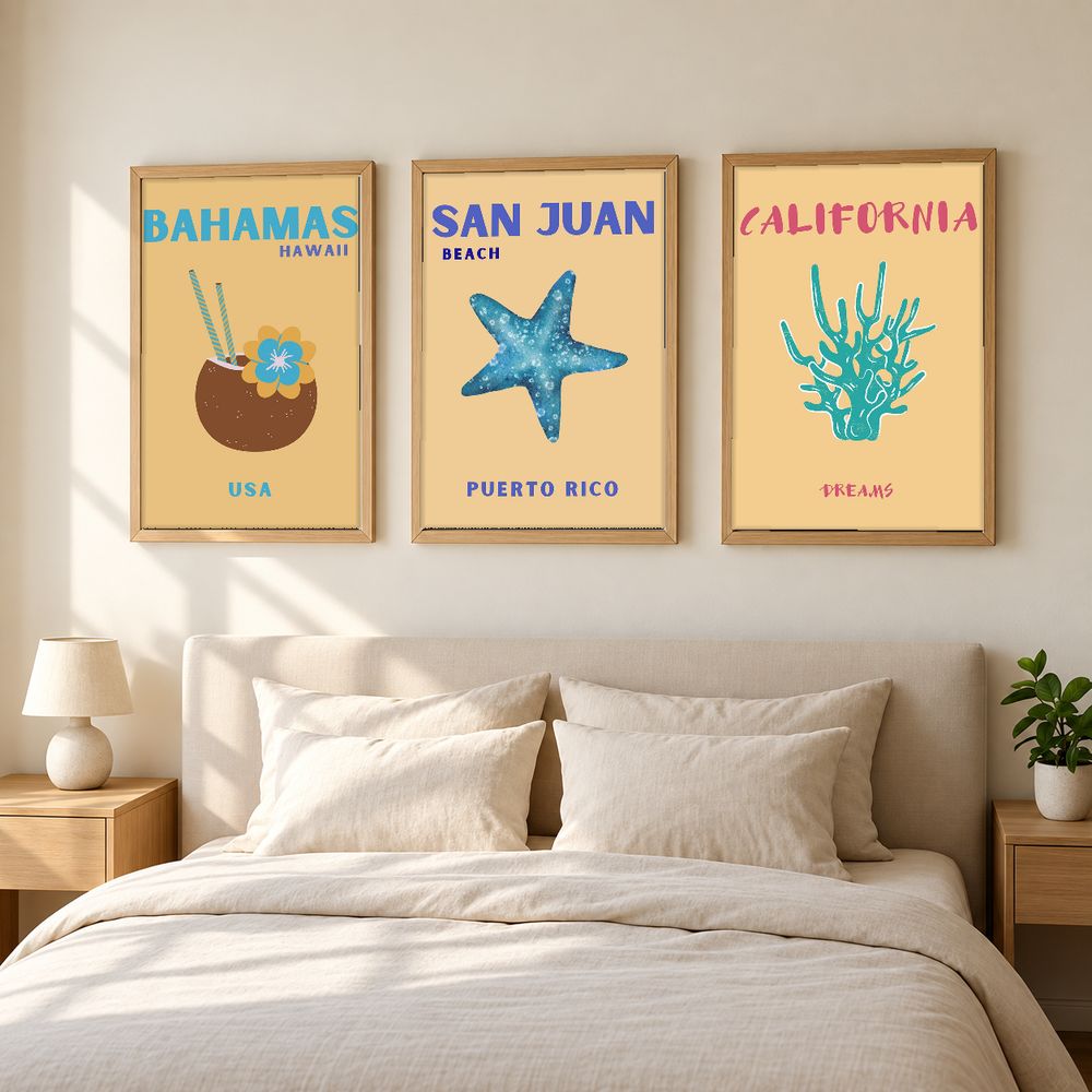 Set de 0 cuadros decorativos que combinan