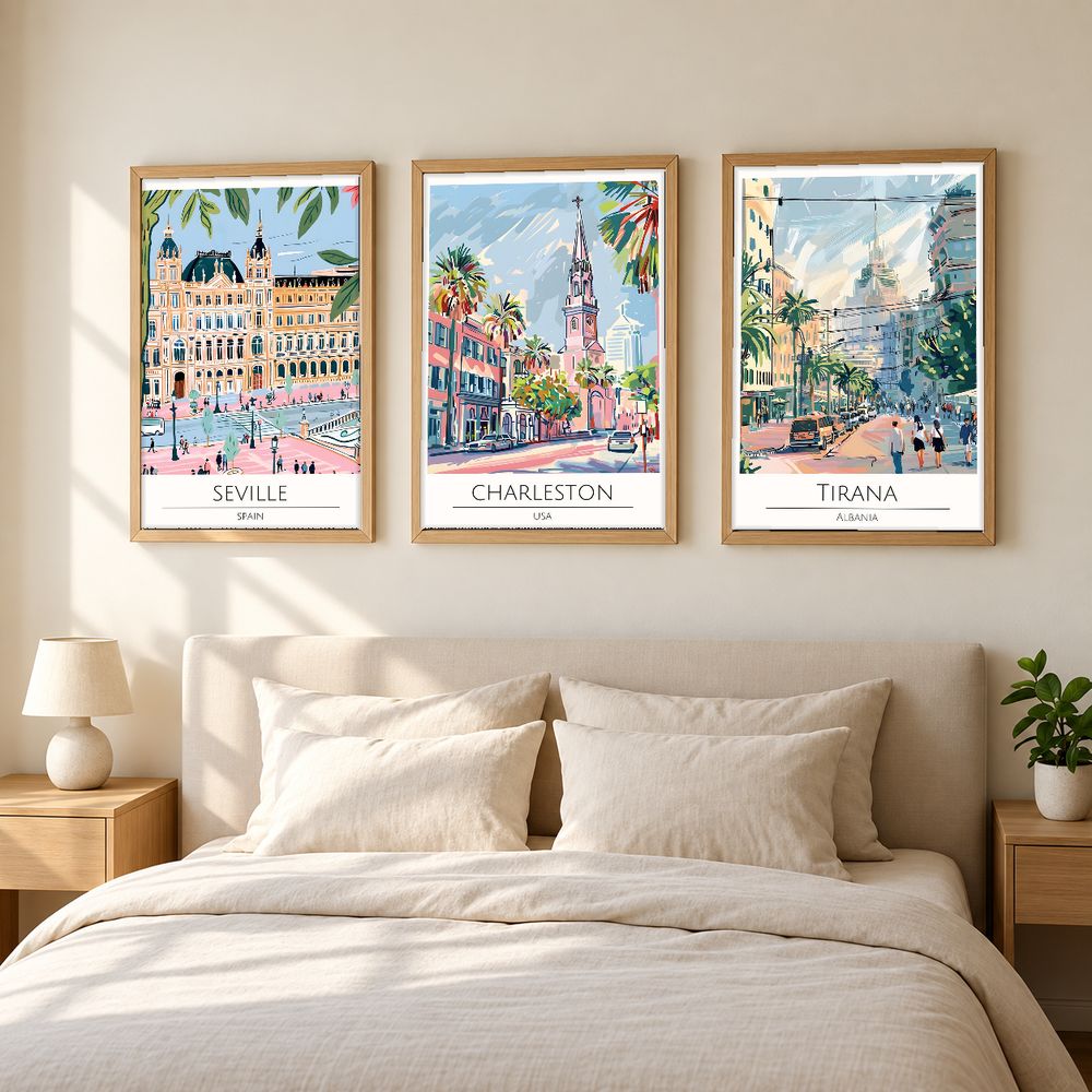 Set de 0 cuadros decorativos que combinan