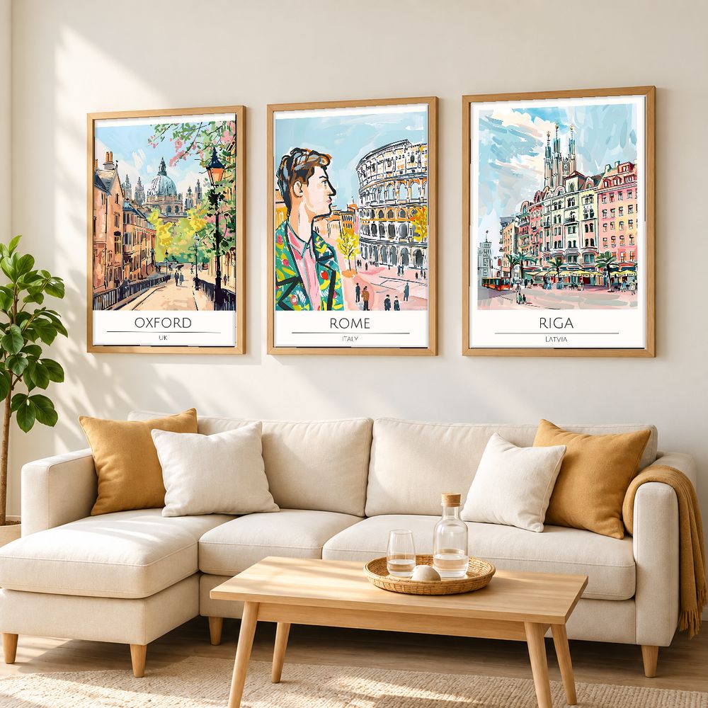 Set de 0 cuadros decorativos que combinan