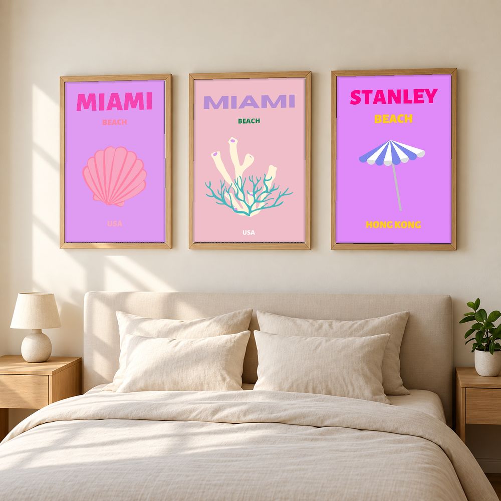 Set de 0 cuadros decorativos que combinan