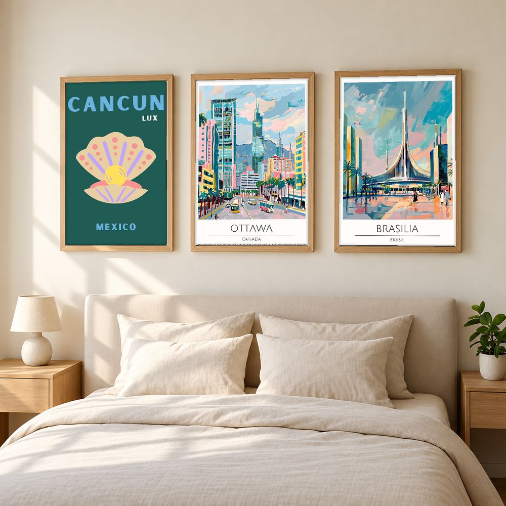 Set de 0 cuadros decorativos que combinan