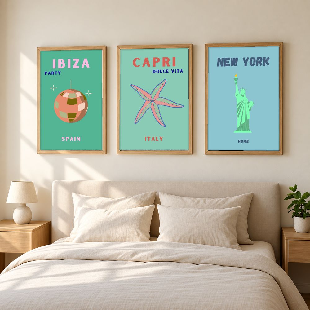 Set de 0 cuadros decorativos que combinan