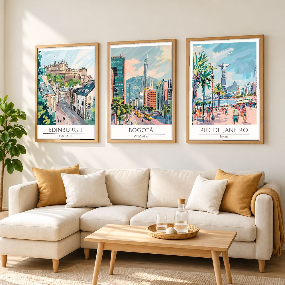 Set de 0 cuadros decorativos que combinan
