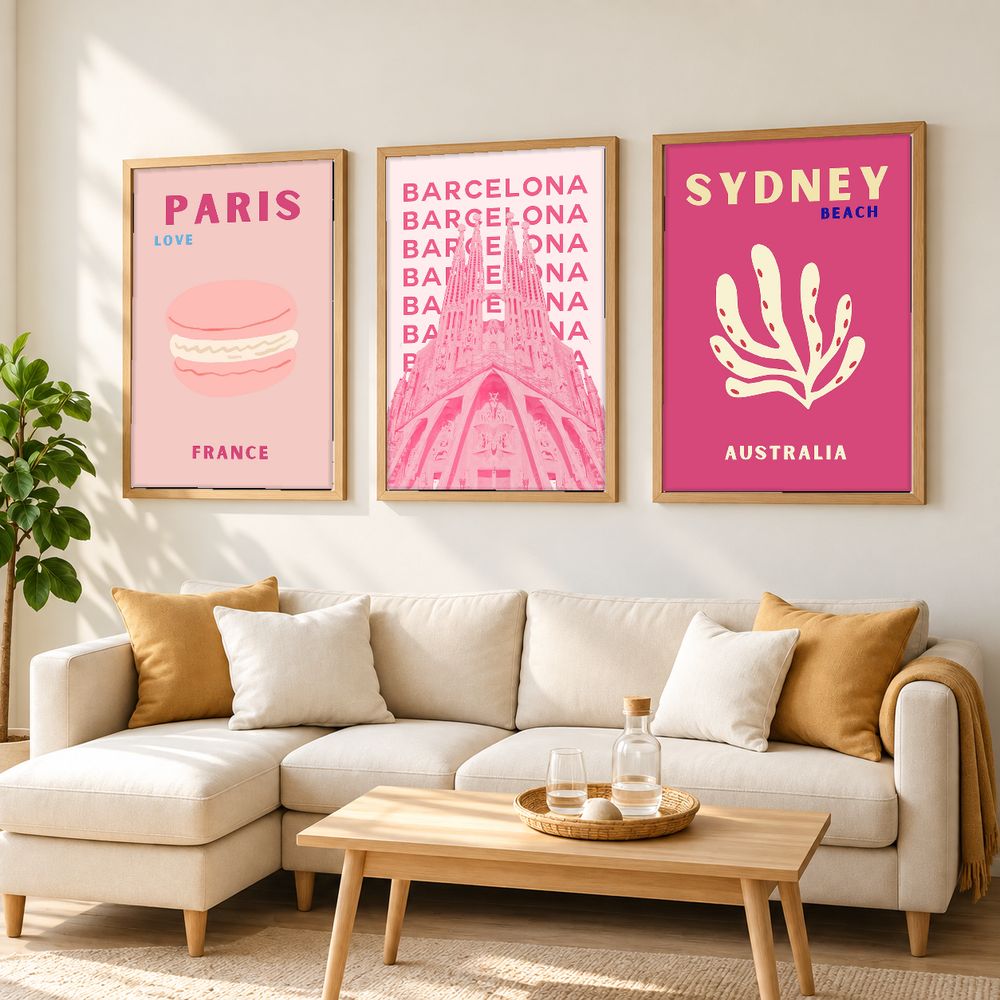 Set de 0 cuadros decorativos que combinan