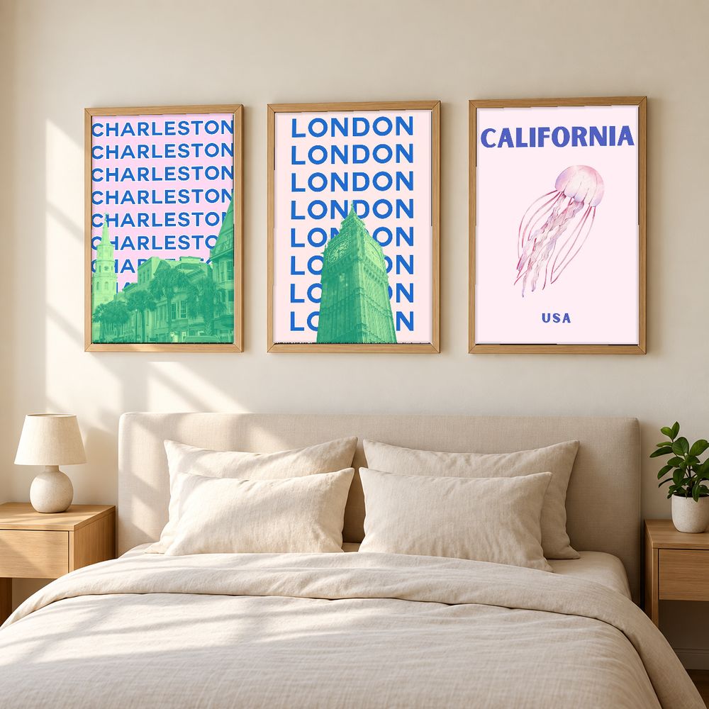 Set de 0 cuadros decorativos que combinan