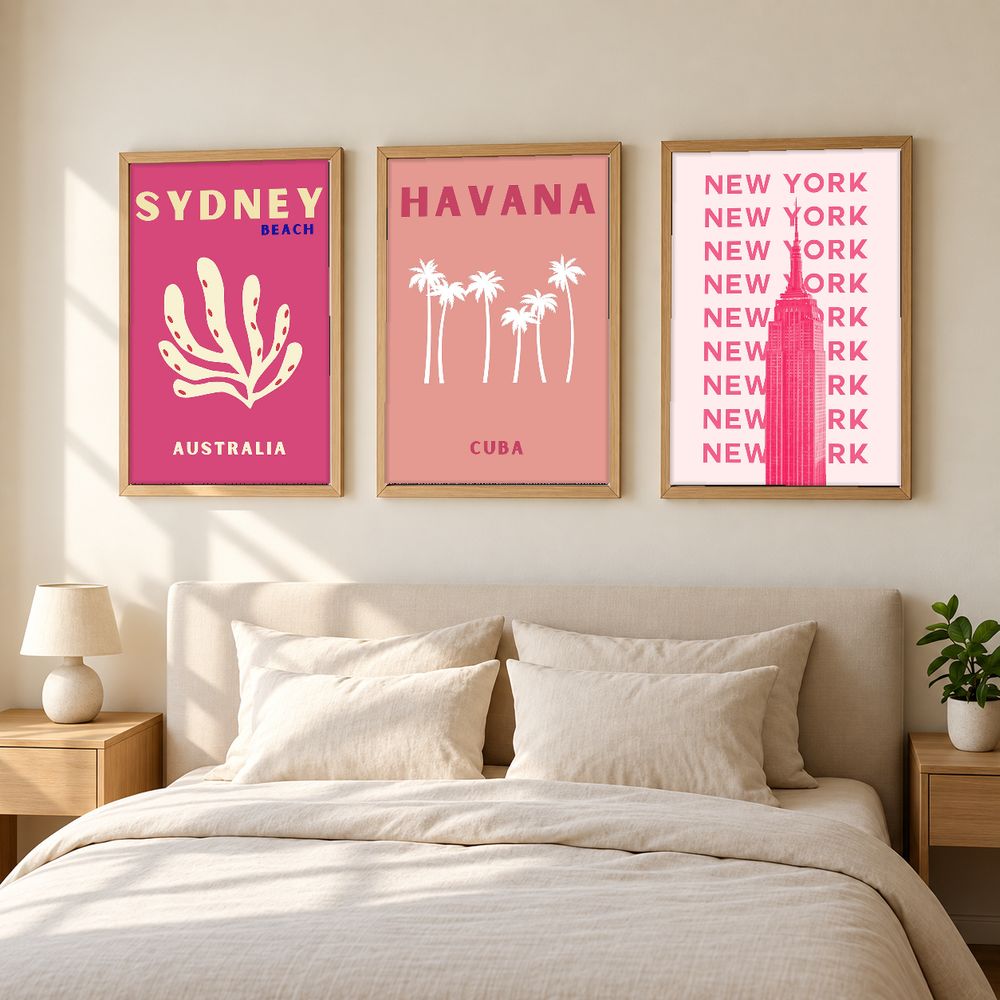 Set de 0 cuadros decorativos que combinan