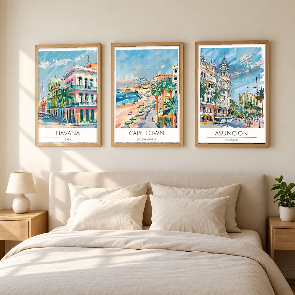 Set de 0 cuadros decorativos que combinan