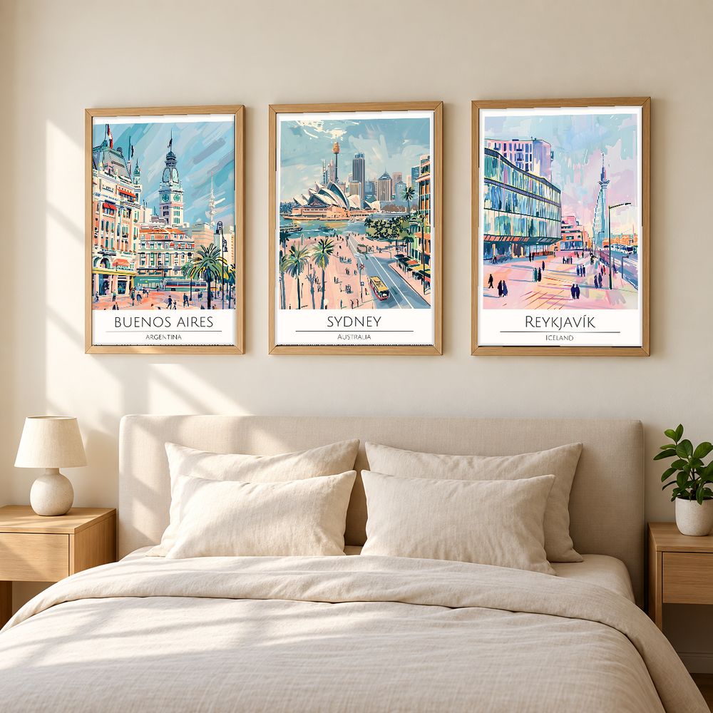 Set de 0 cuadros decorativos que combinan