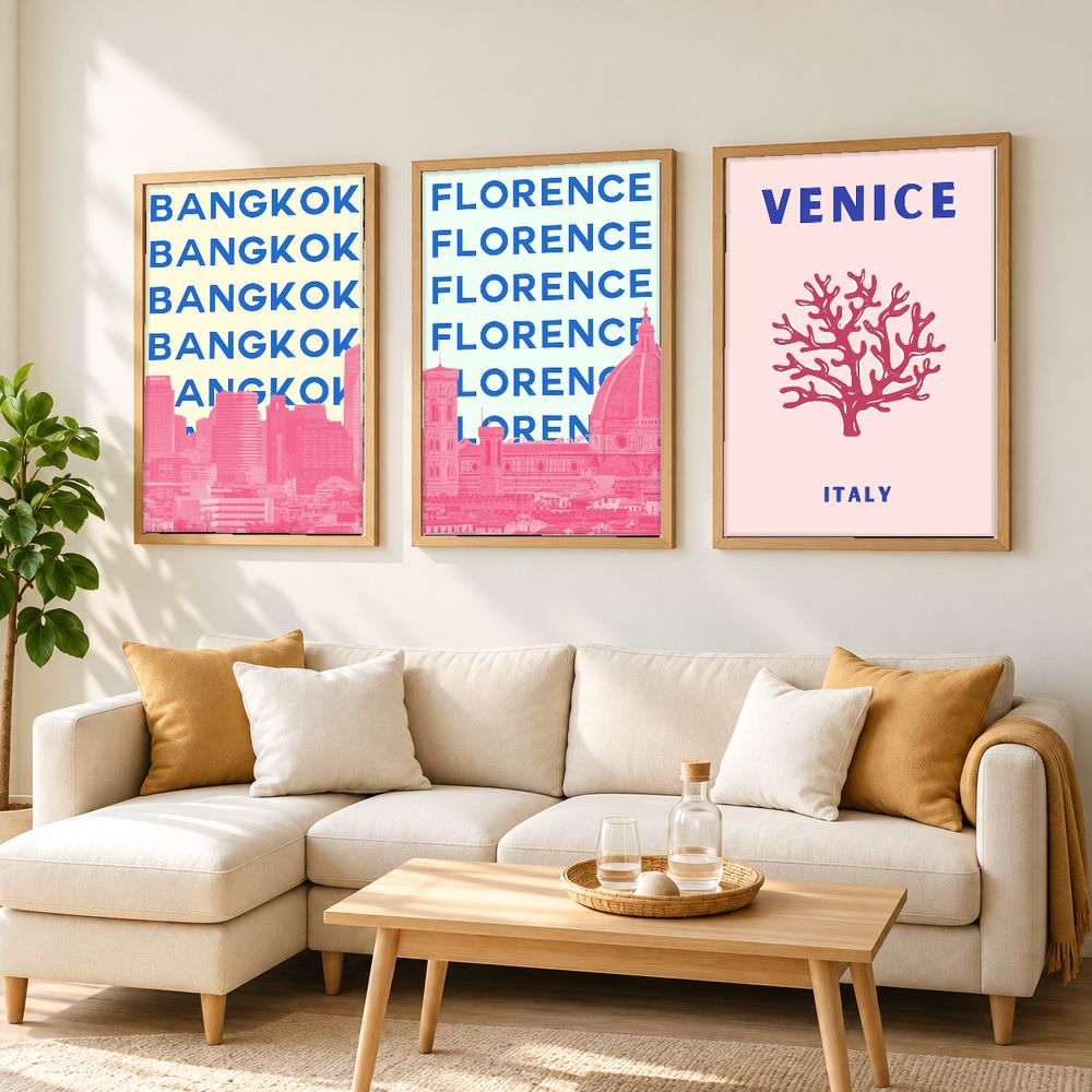 Set de 0 cuadros decorativos que combinan
