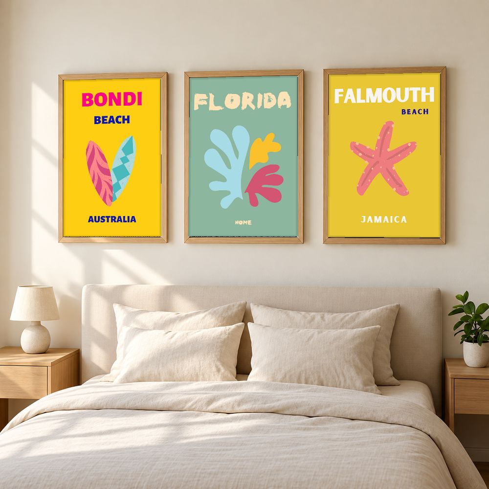 Set de 0 cuadros decorativos que combinan