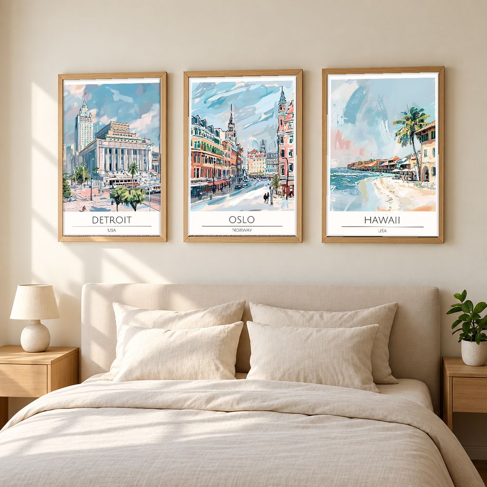 Set de 0 cuadros decorativos que combinan