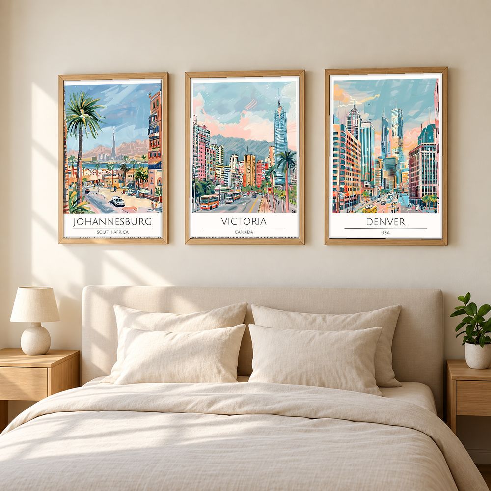 Set de 0 cuadros decorativos que combinan