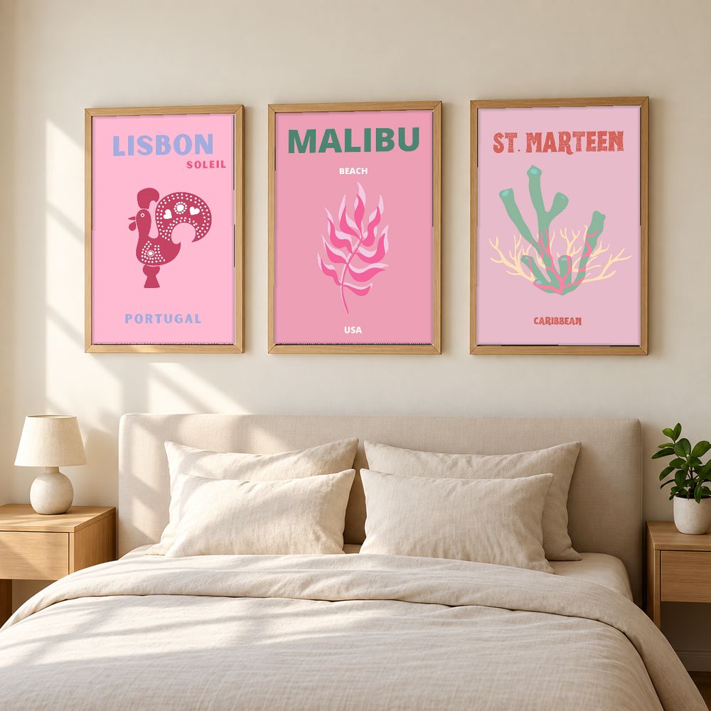 Set de 0 cuadros decorativos que combinan