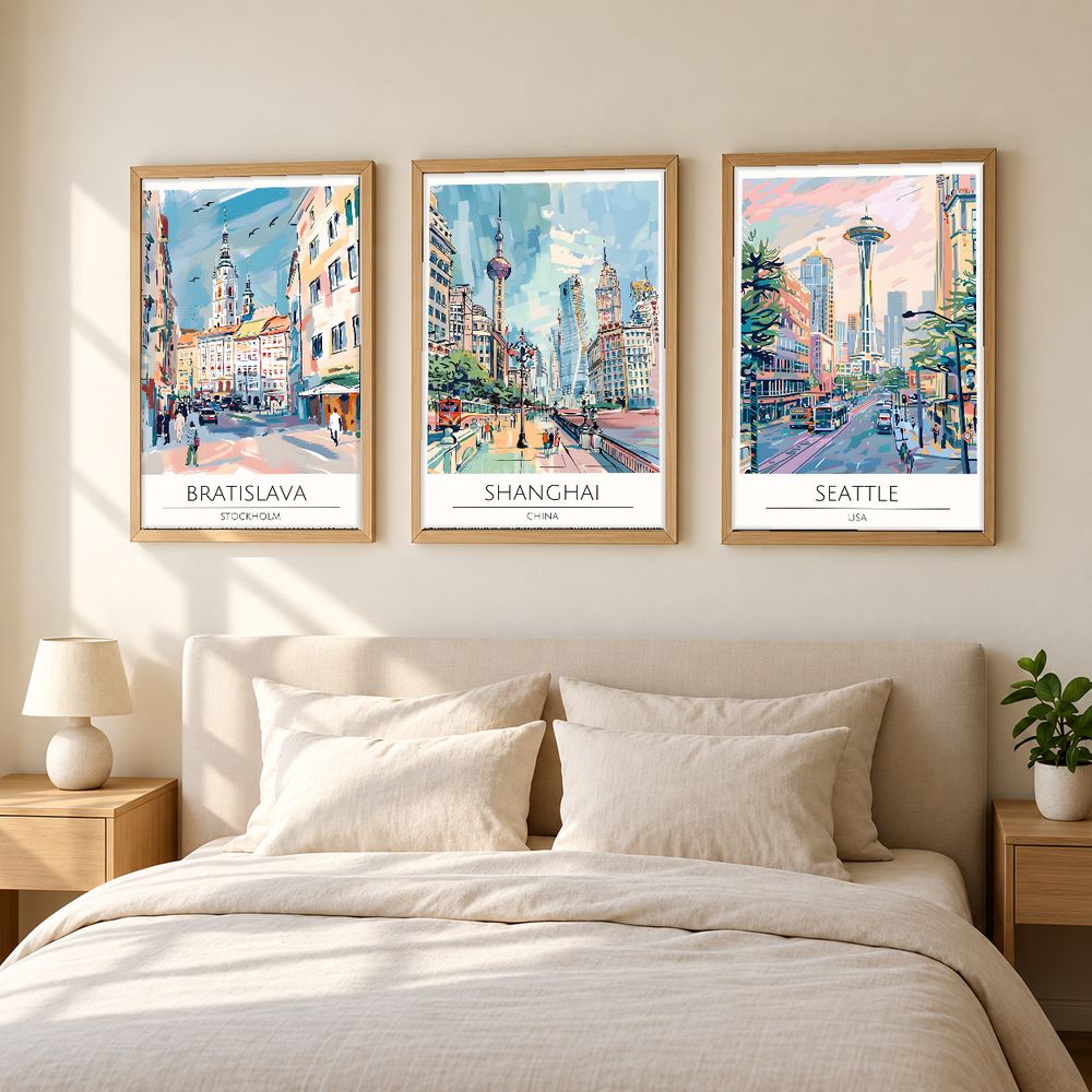 Set de 0 cuadros decorativos que combinan