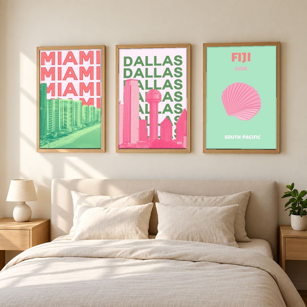 Set de 0 cuadros decorativos que combinan