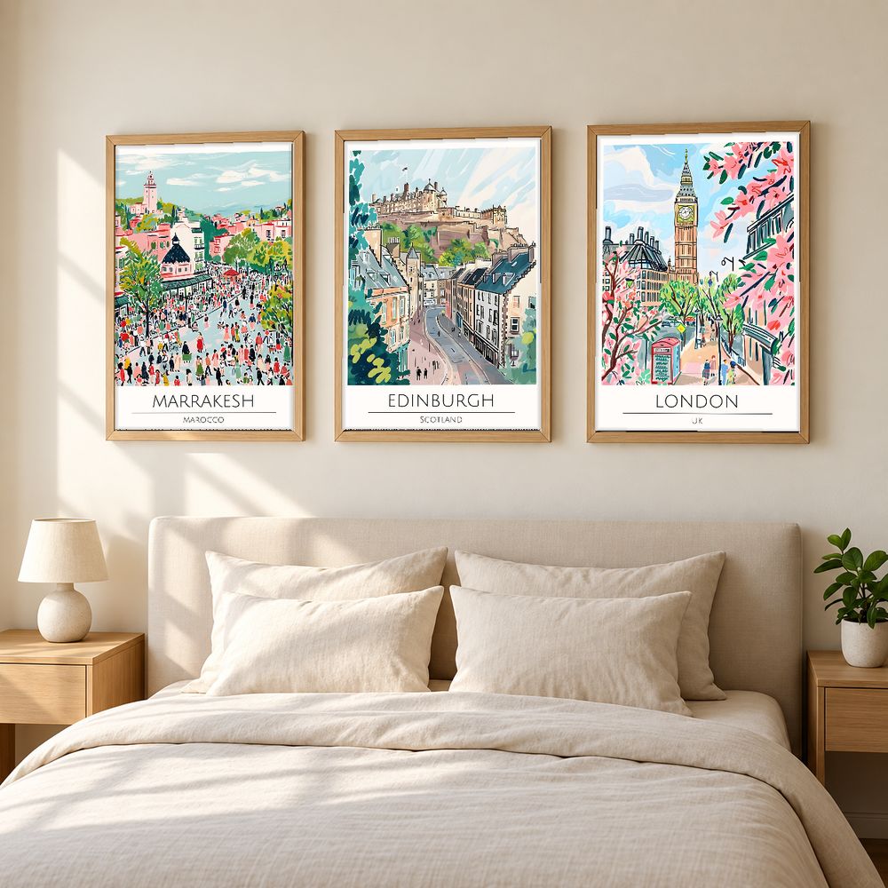 Set de 0 cuadros decorativos que combinan