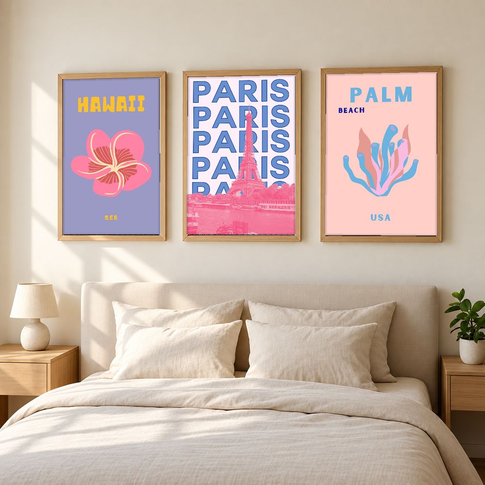 Set de 0 cuadros decorativos que combinan