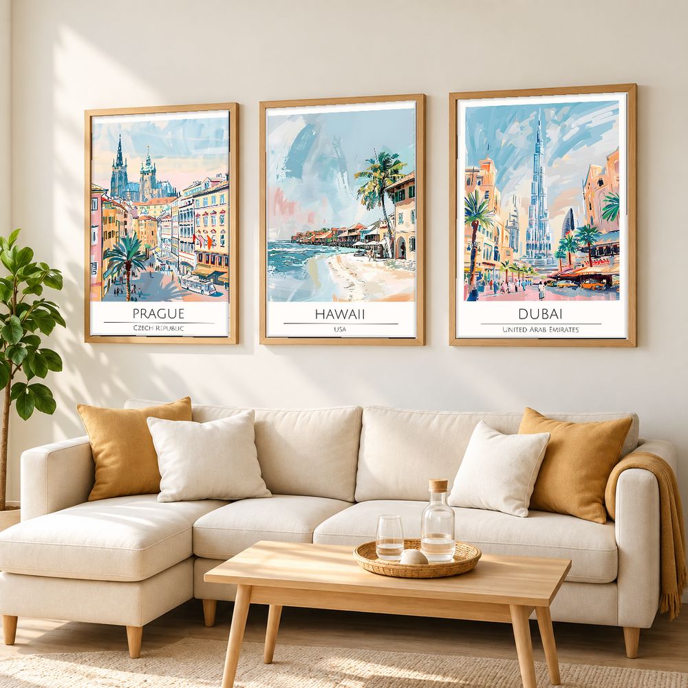 Set de 0 cuadros decorativos que combinan