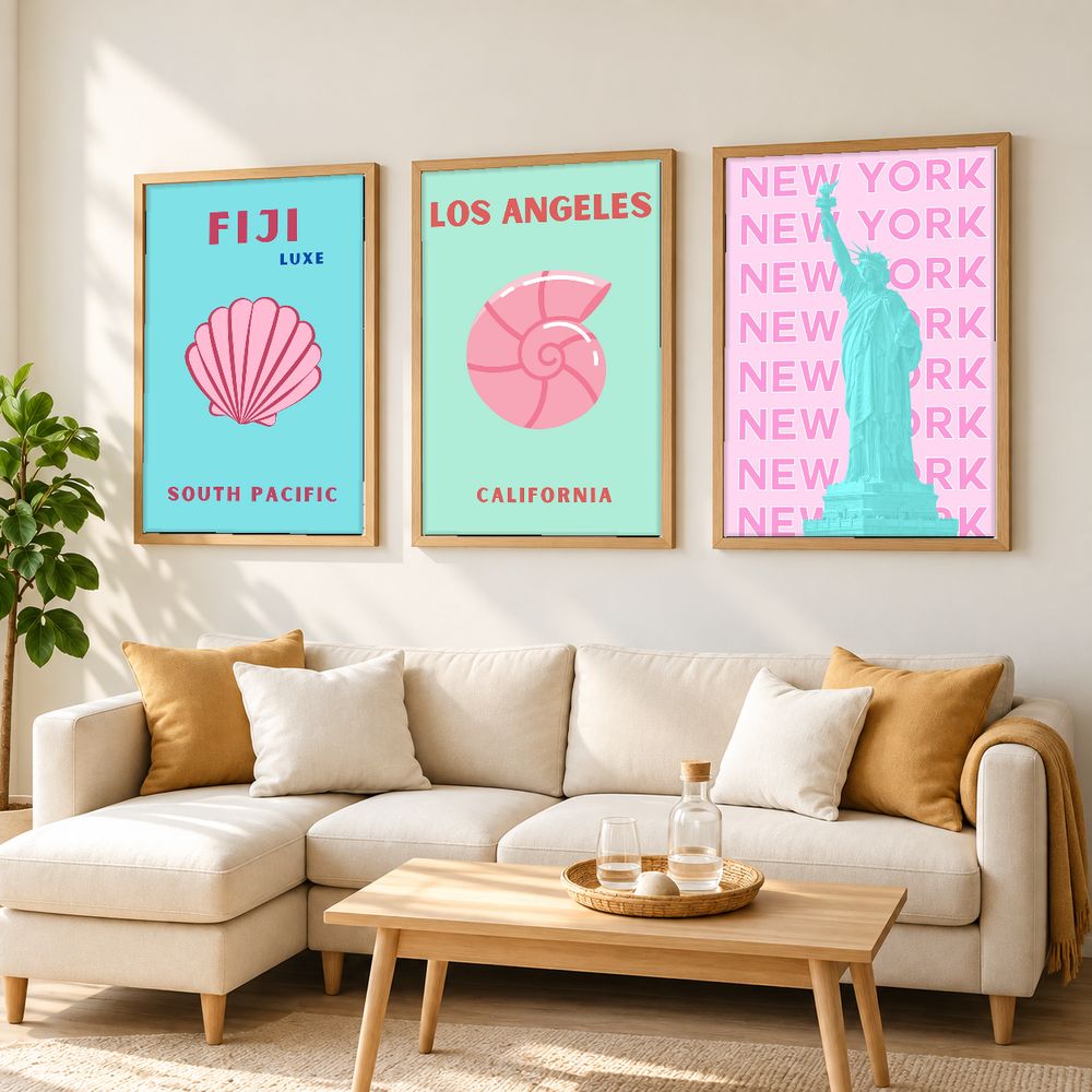 Set de 0 cuadros decorativos que combinan