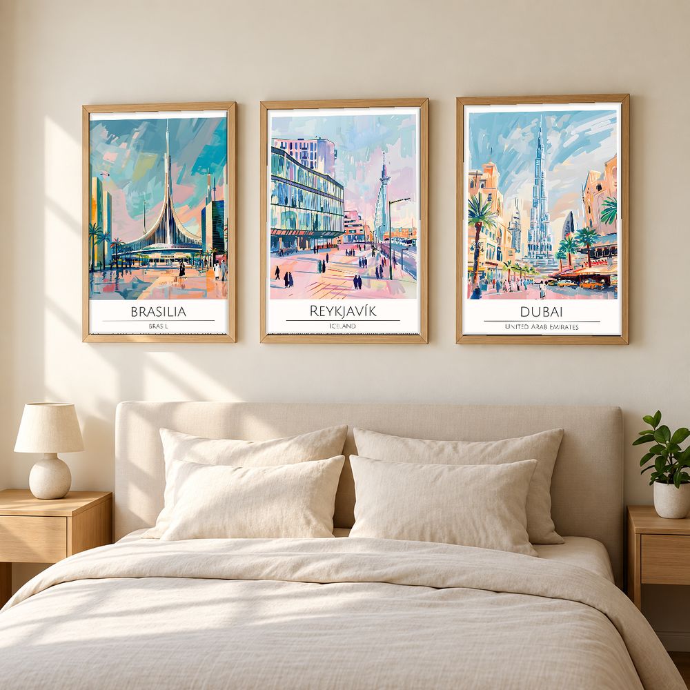Set de 0 cuadros decorativos que combinan