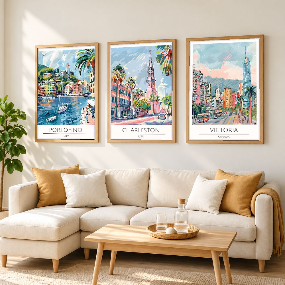 Set de 0 cuadros decorativos que combinan