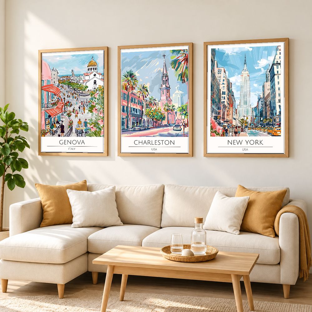 Set de 0 cuadros decorativos que combinan