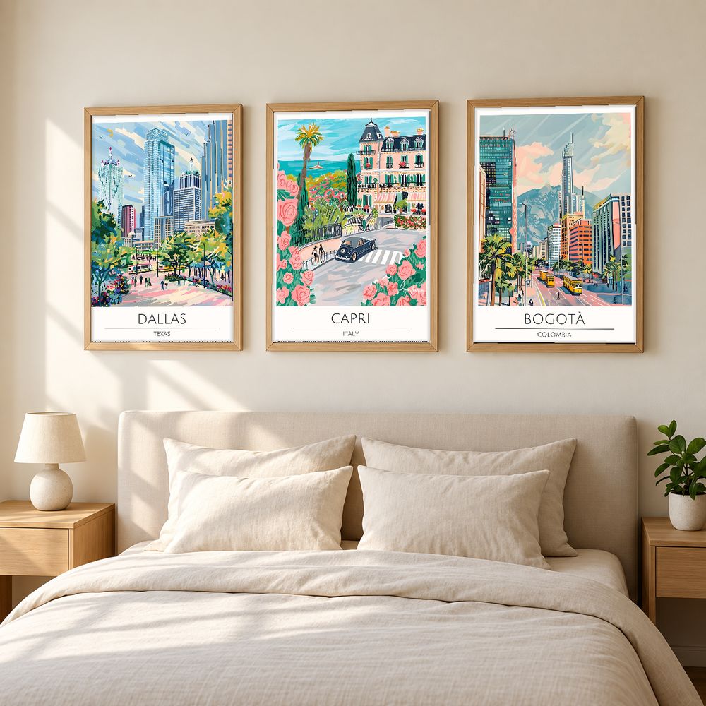 Set de 0 cuadros decorativos que combinan