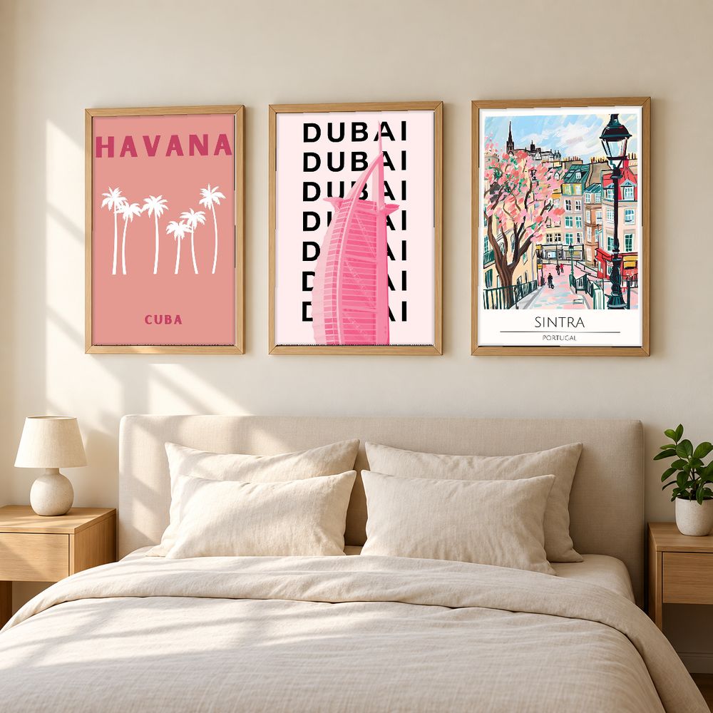 Set de 0 cuadros decorativos que combinan