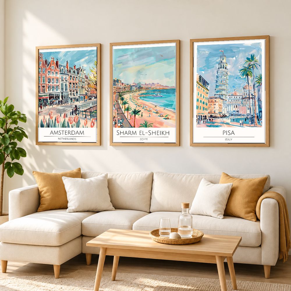 Set de 0 cuadros decorativos que combinan