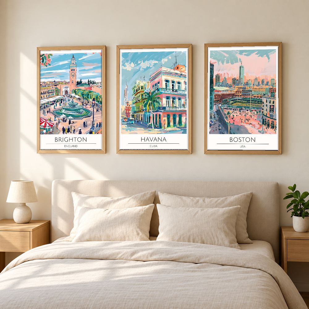 Set de 0 cuadros decorativos que combinan