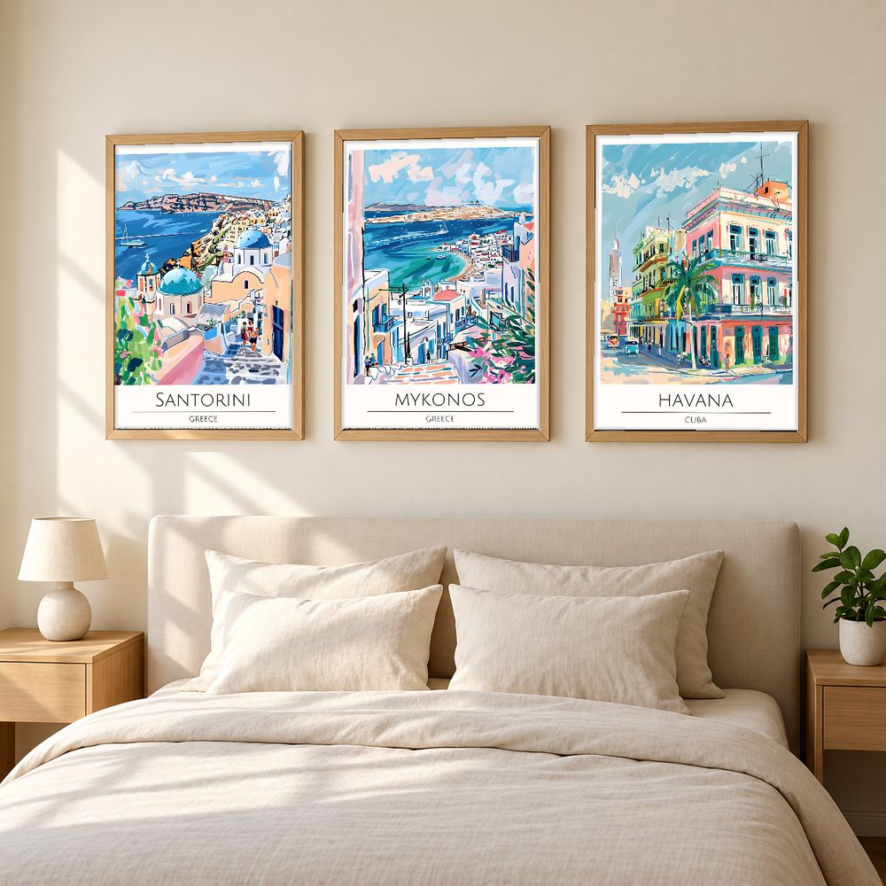 Set de 0 cuadros decorativos que combinan