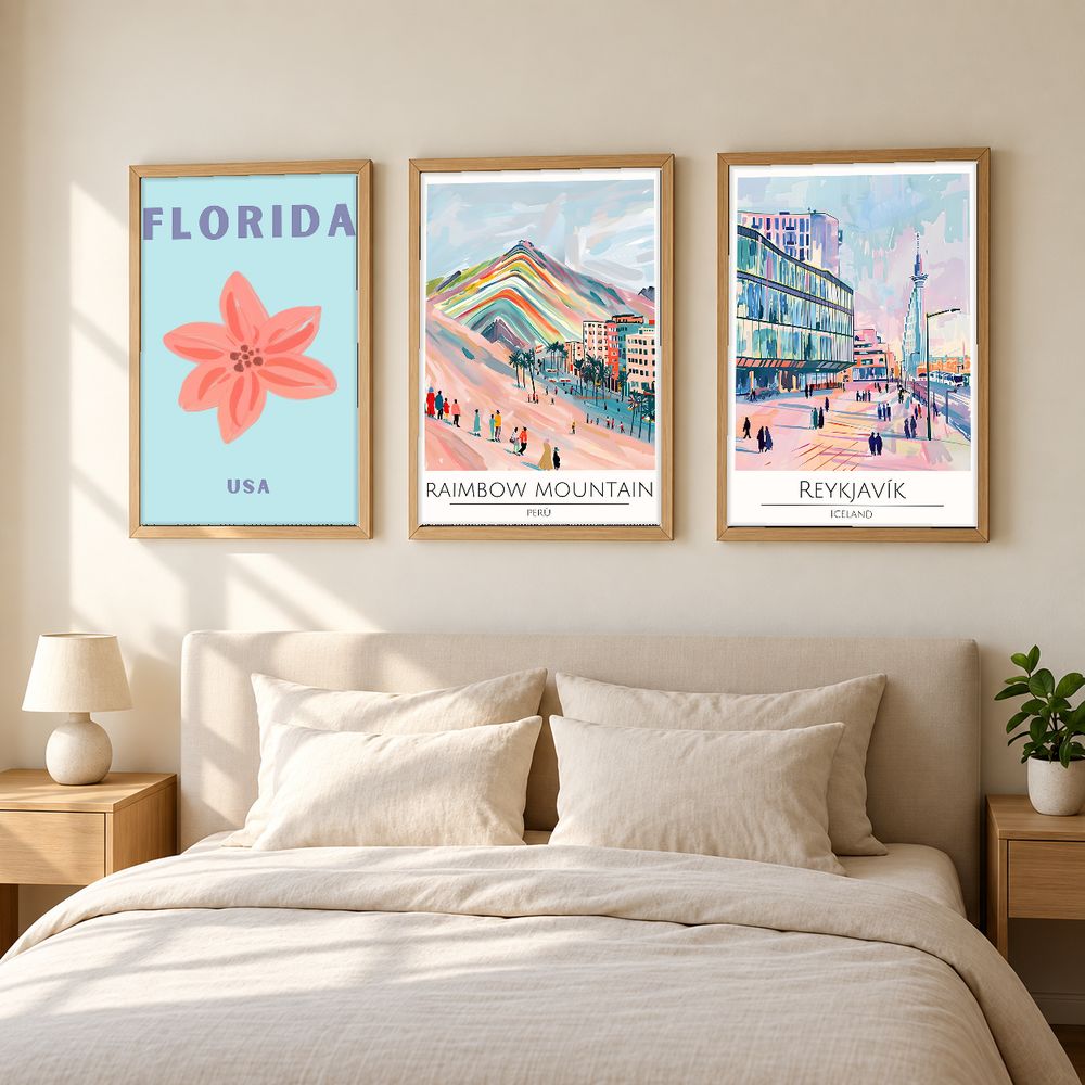 Set de 0 cuadros decorativos que combinan