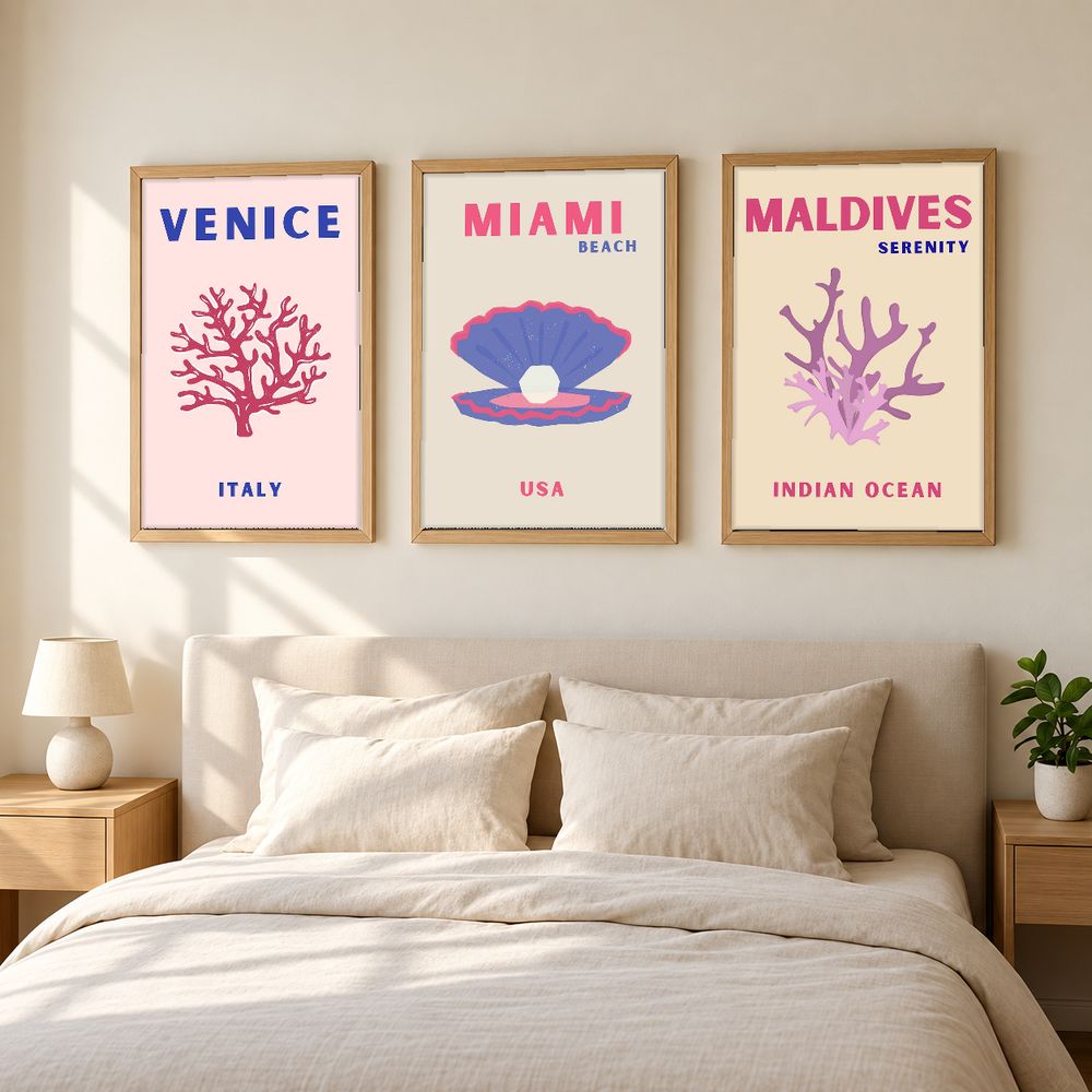 Set de 0 cuadros decorativos que combinan