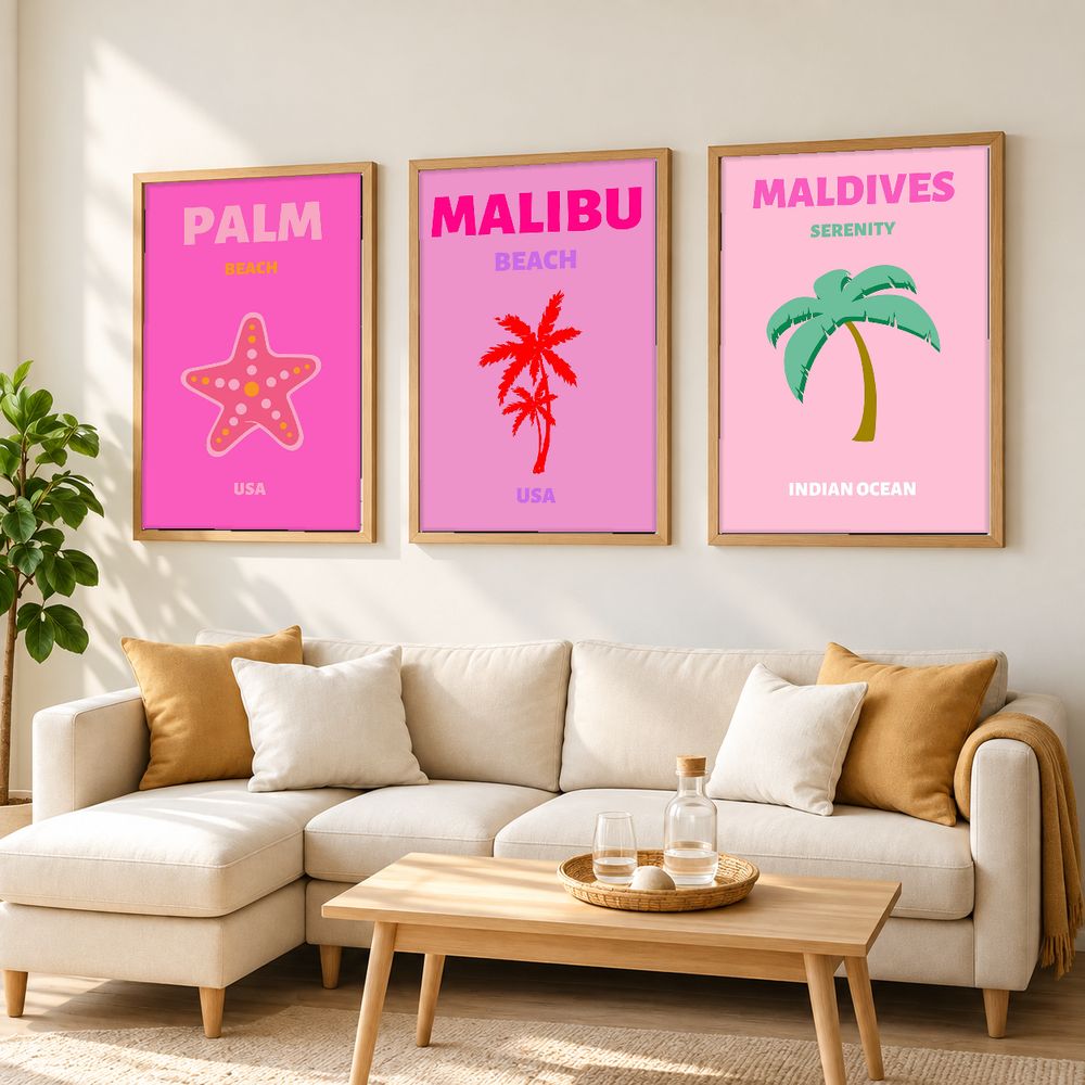 Set de 0 cuadros decorativos que combinan