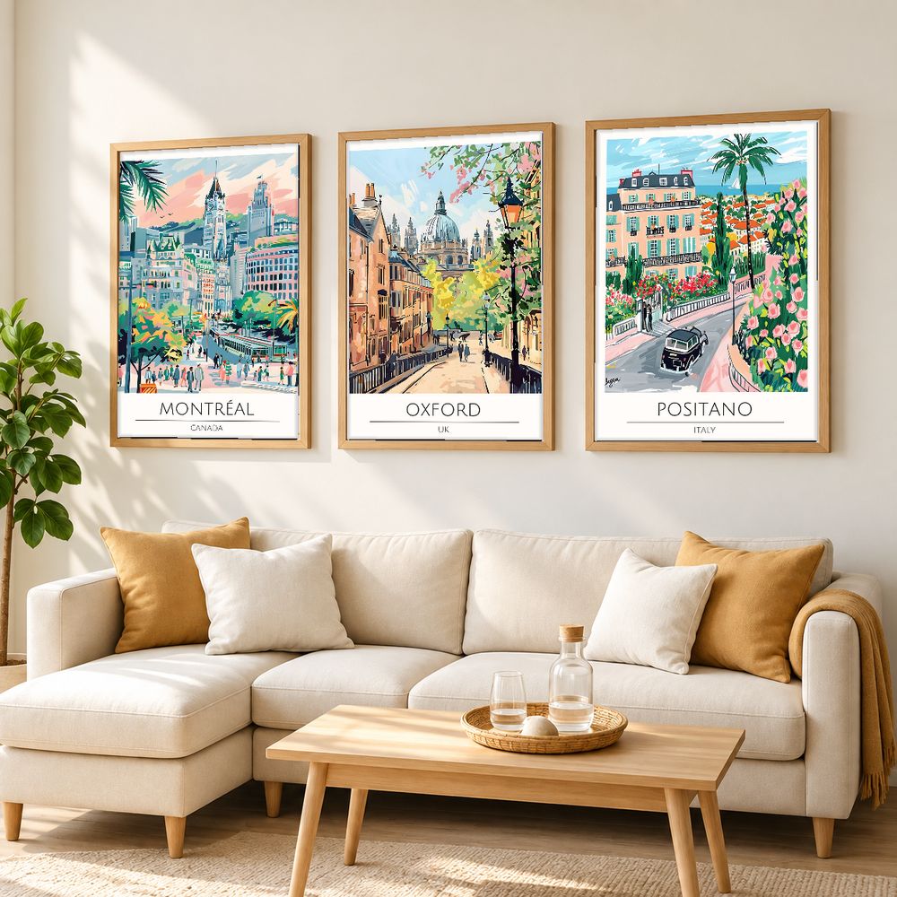 Set de 0 cuadros decorativos que combinan