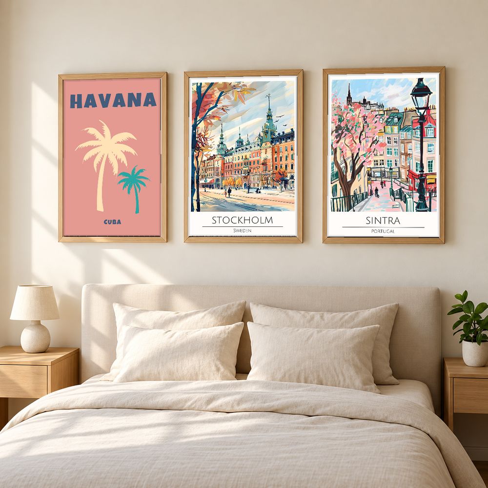 Set de 0 cuadros decorativos que combinan