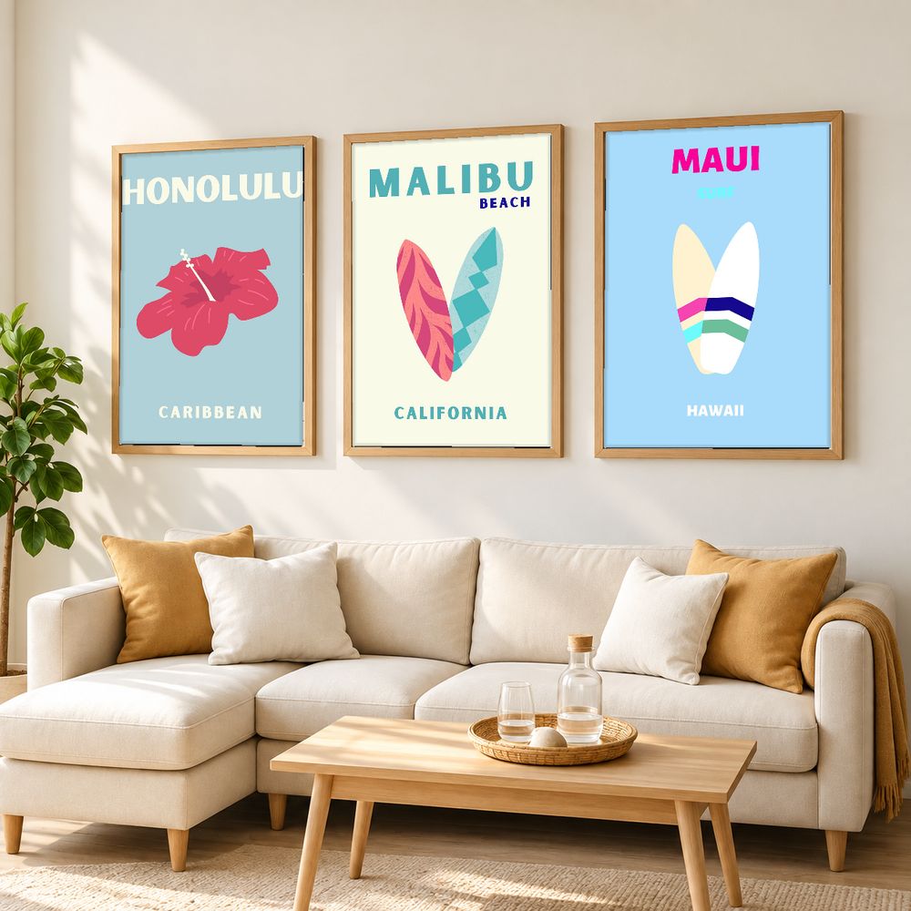 Set de 0 cuadros decorativos que combinan