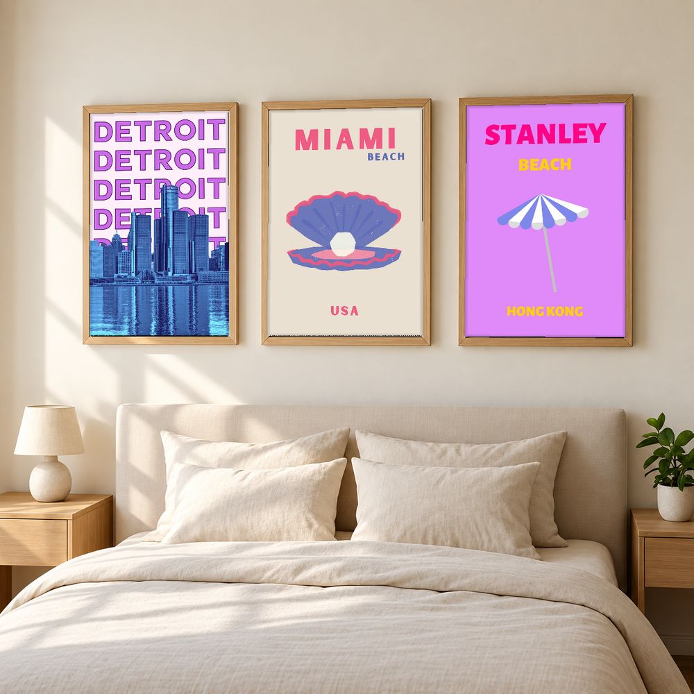 Set de 0 cuadros decorativos que combinan