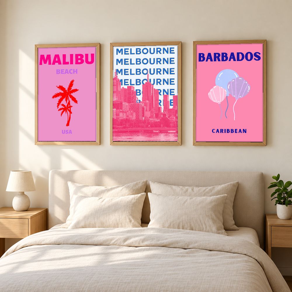 Set de 0 cuadros decorativos que combinan