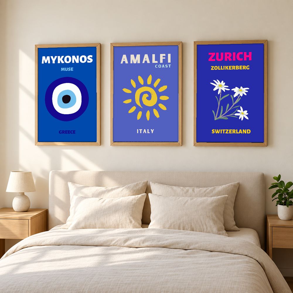 Set de 0 cuadros decorativos que combinan